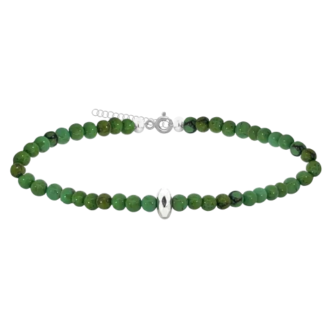 GRAV Gemstone Calcite Ezüst 925 Ásvány Karkötő