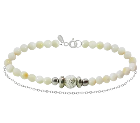 GRAV Shell Pearl Ezüst 925 Karkötő