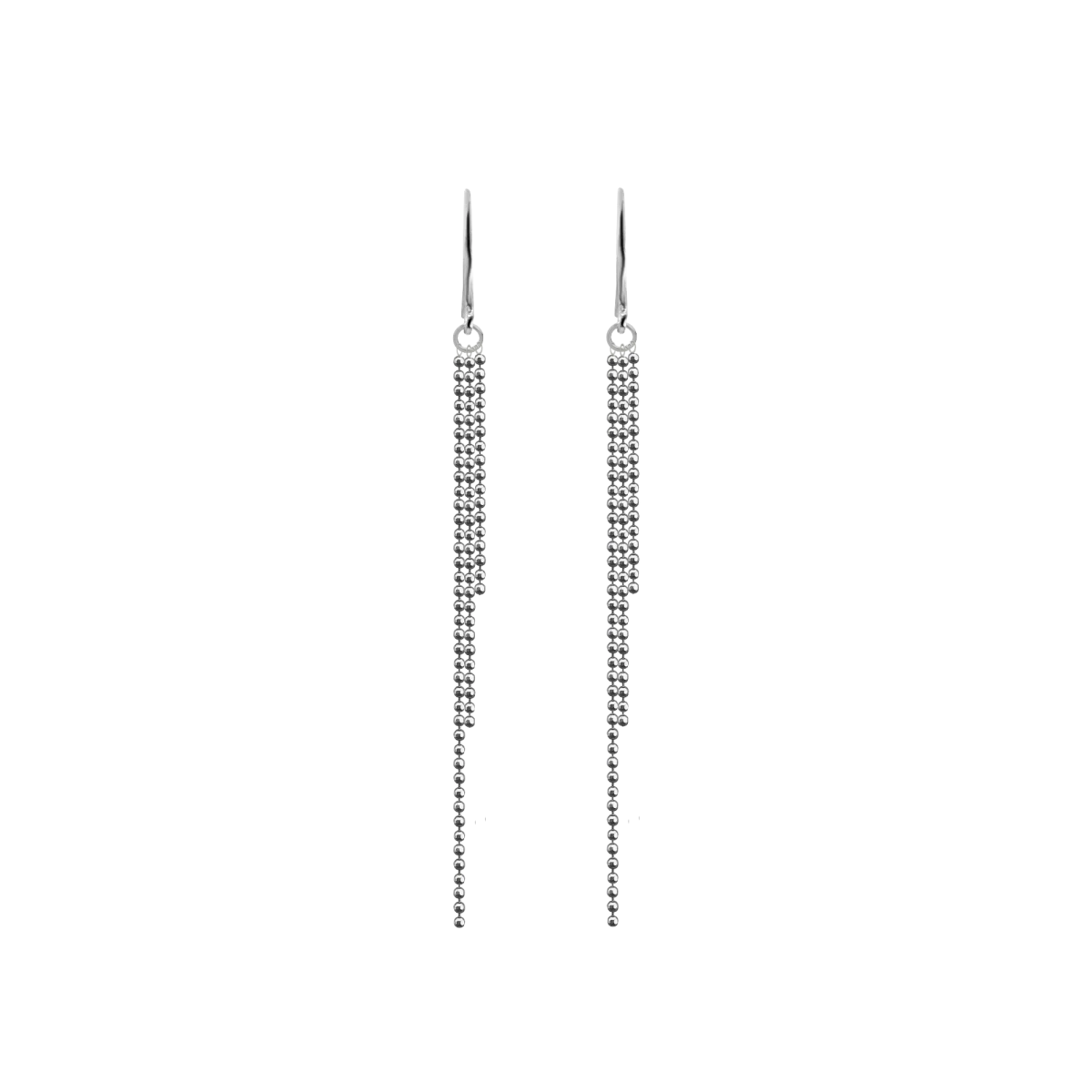 Golyós Lánc 3 Ezüst 925 Fülbevaló