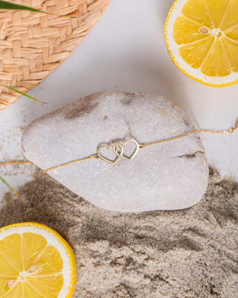 Grav Heart Clip Arany 14K Nyaklánc