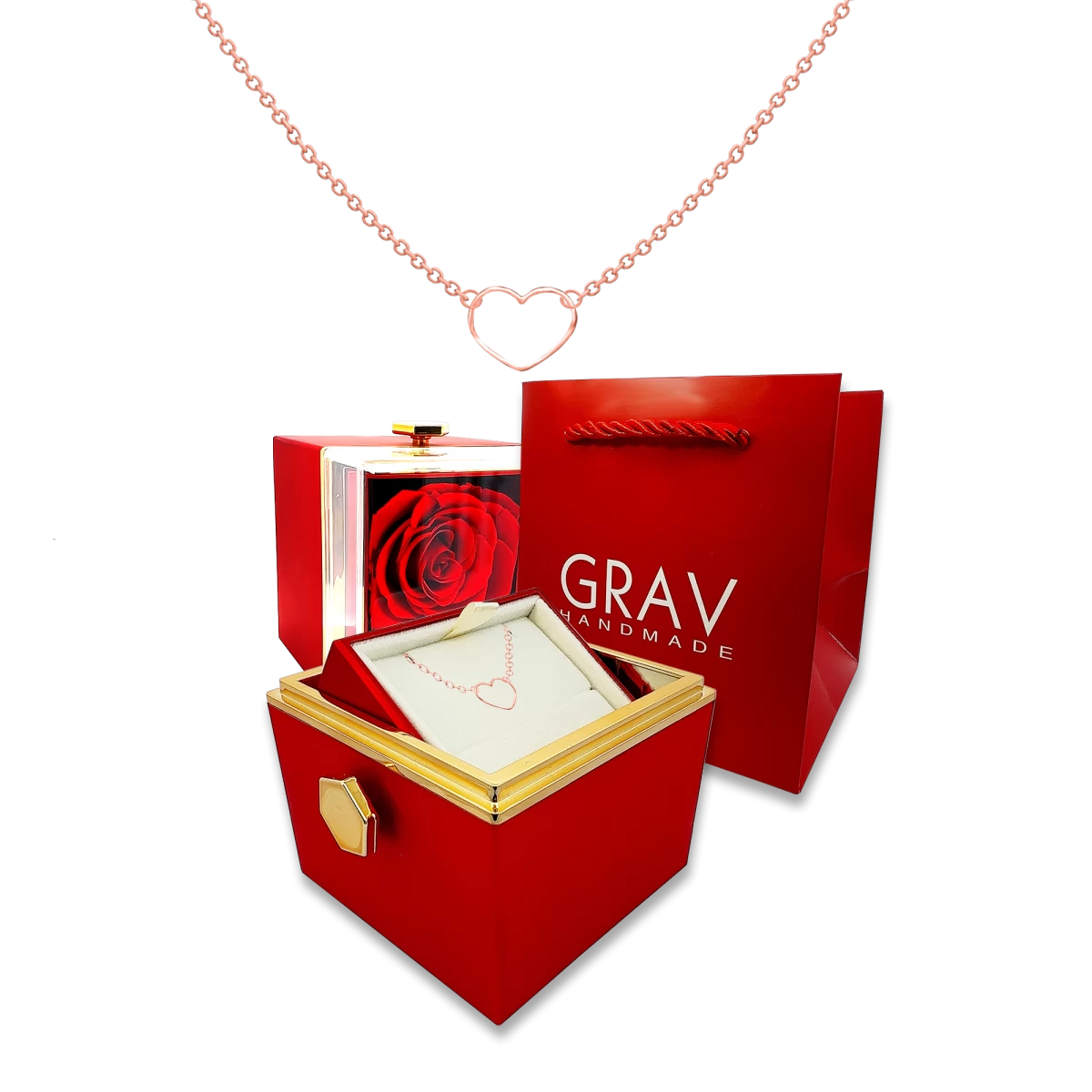GRAV Eternal Rose Arany 14K Nyaklánc