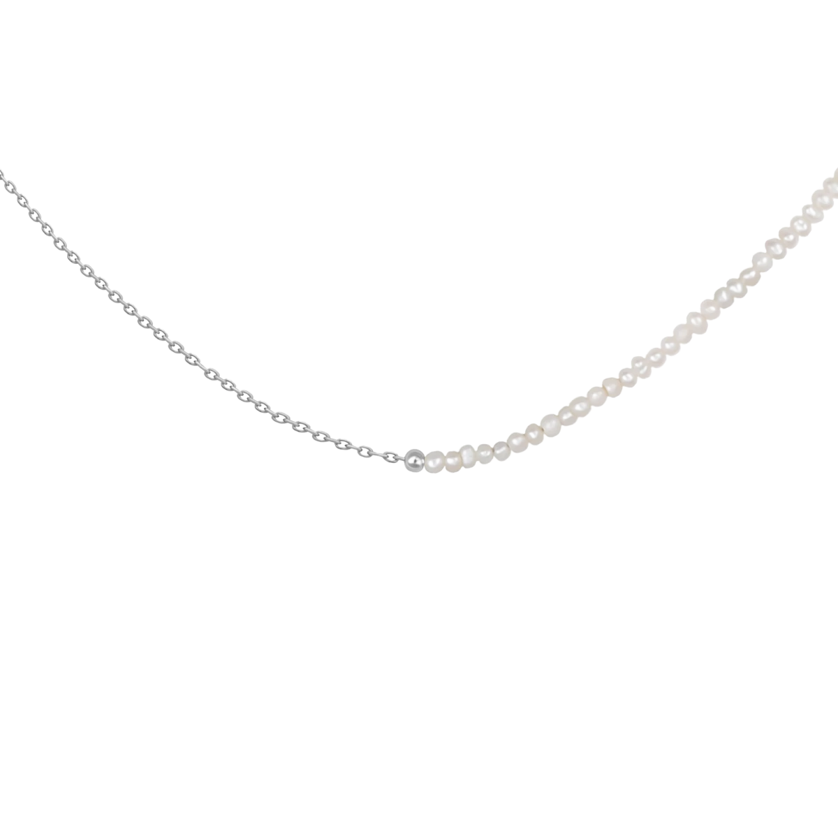 Kis Gyöngy Lánc Ezüst 925 Nyaklánc