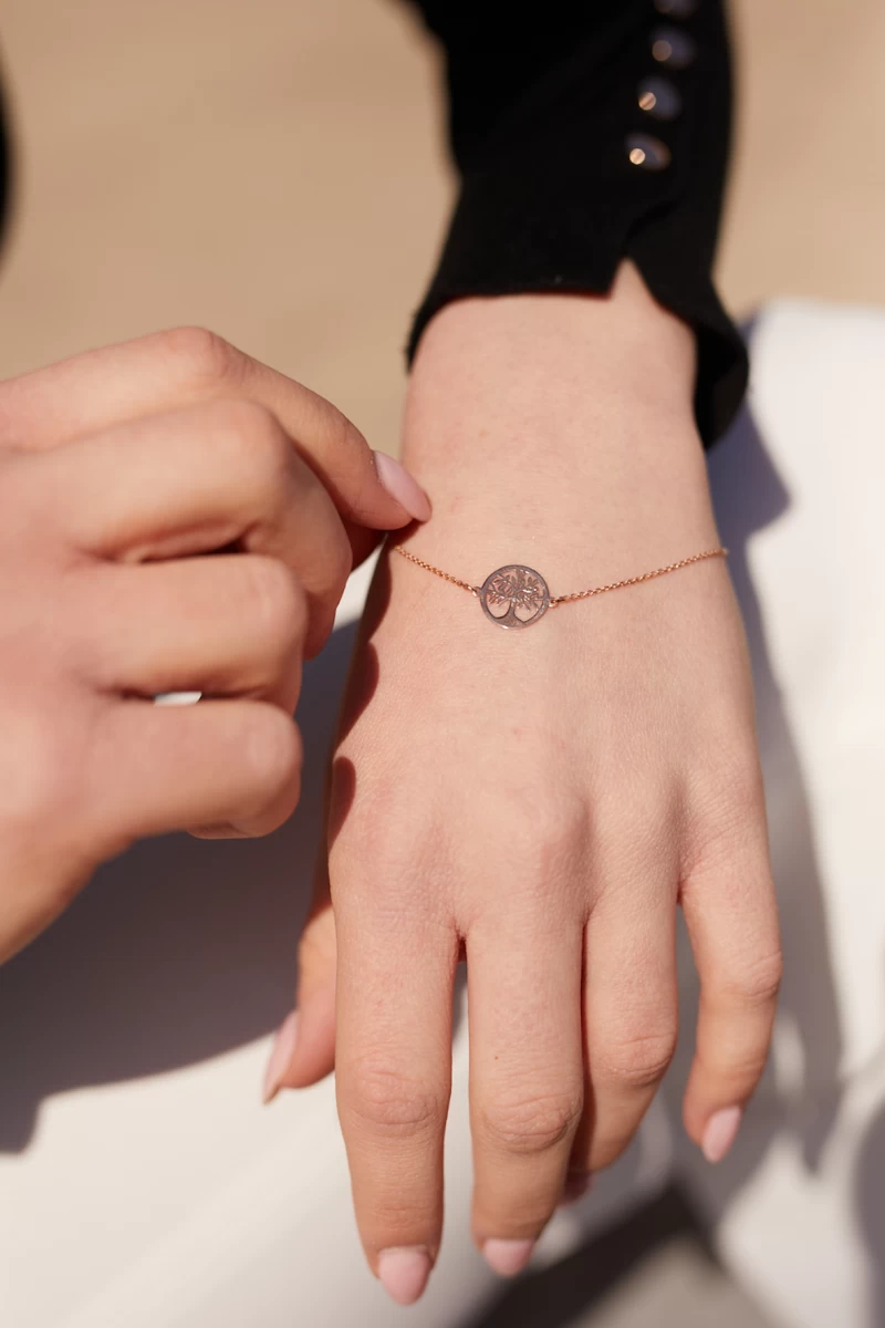 Életfa Ezüst Karkötő