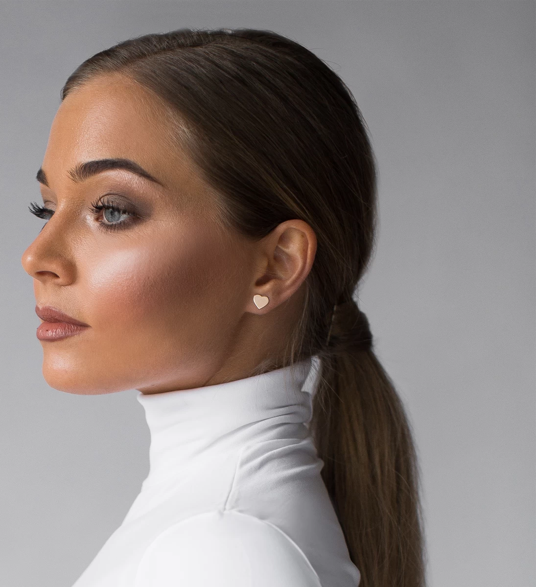 Grav Heart  Ezüst 925 Fülbevaló