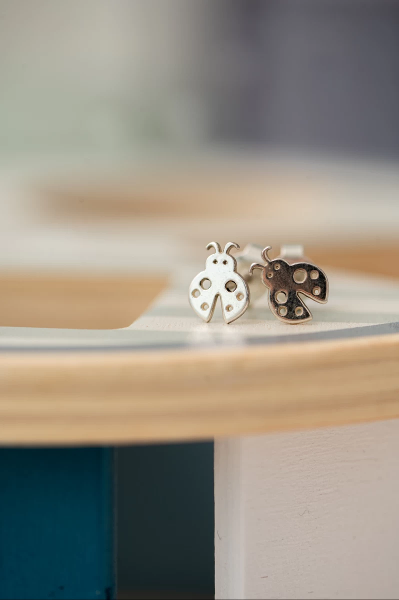 GRAV Ladybug Arany 14K Fülbevaló