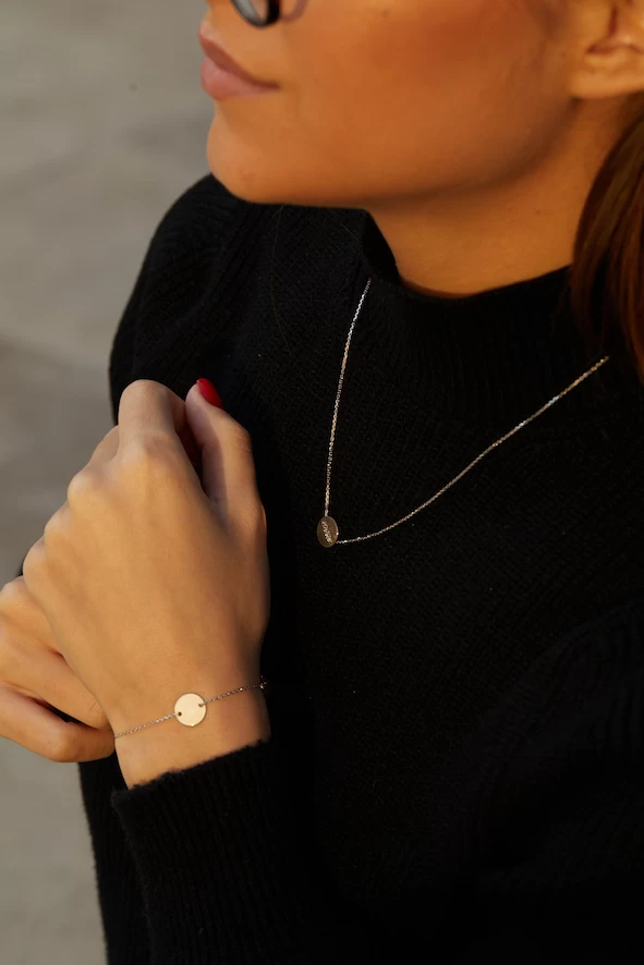 Grav Circle Ezüst 925 Karkötő