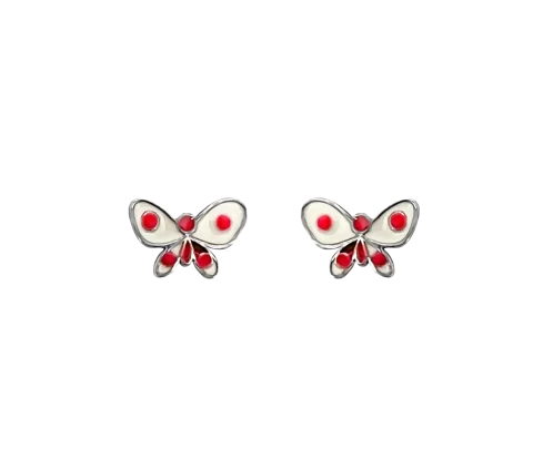 GRAV Fairy Butterfly White Ezüst 925 Fülbevaló