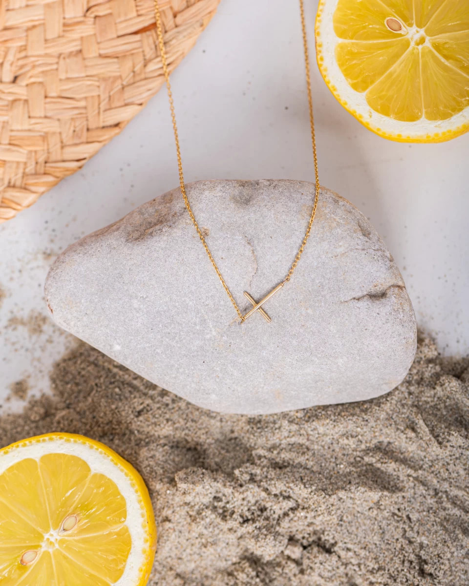 Kereszt Ezüst Nyaklánc