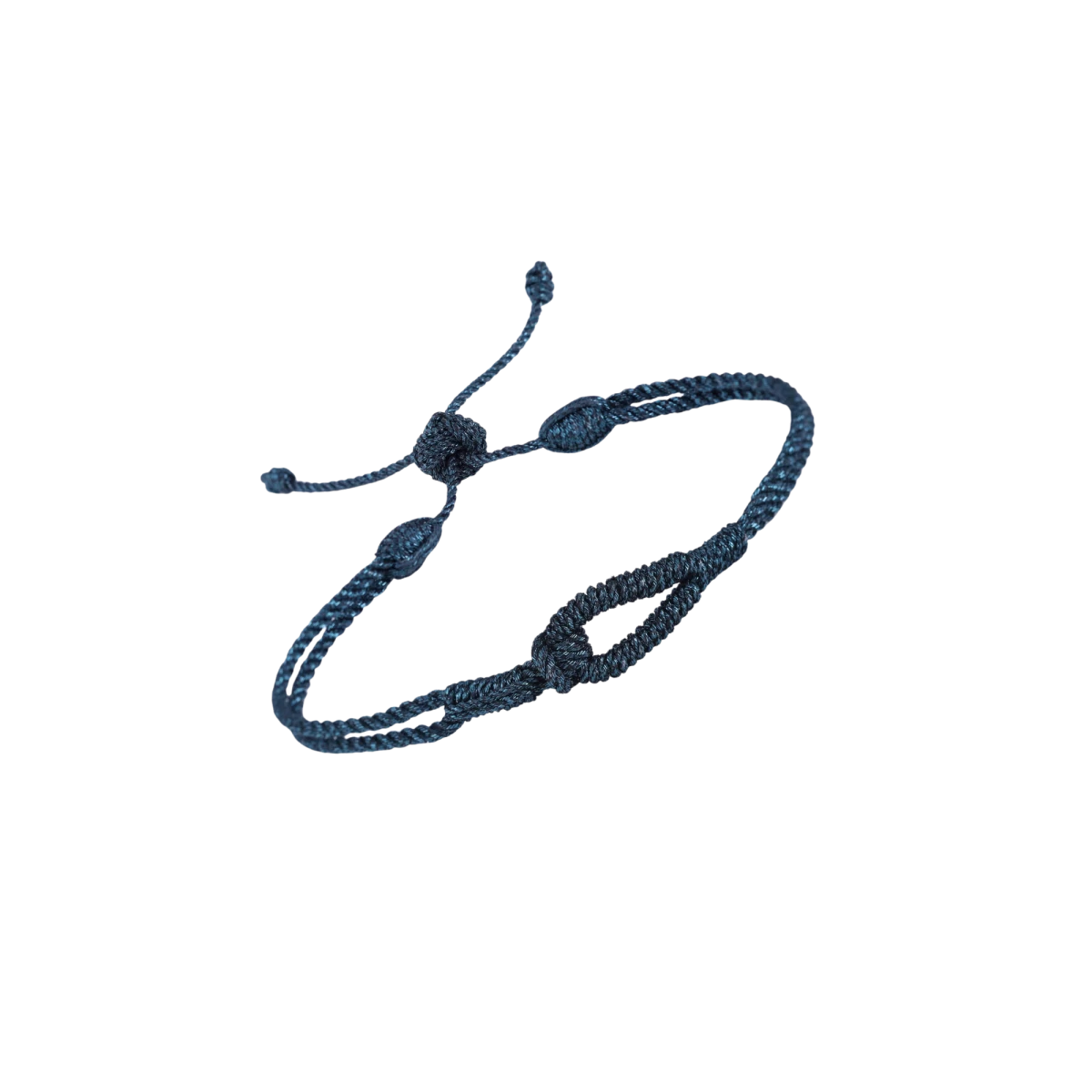 Hagyományos Arab Aranyszál Férfi Karkötő Sötétkék Szín