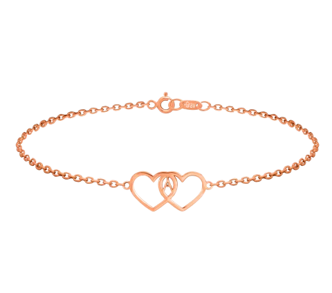 Grav Heart Clip Arany 14K Karkötő
