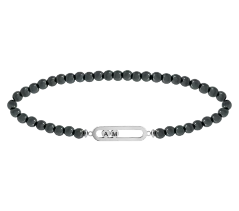 GRAV Clasp for Him Hematite Ezüst 925 Karkötő