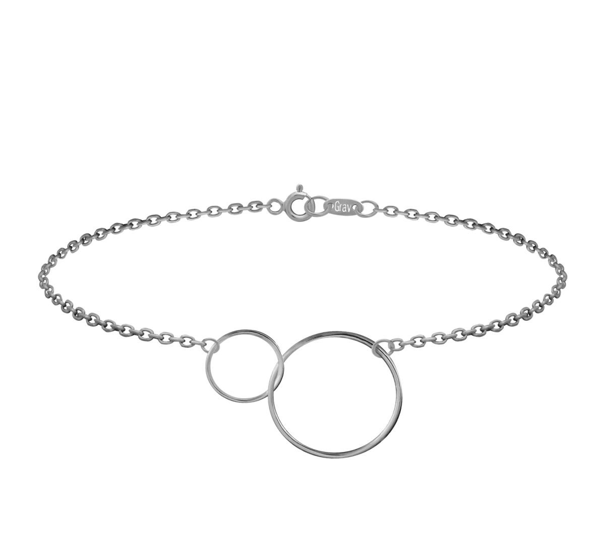 Dupla Kör Ezüst Karkötő