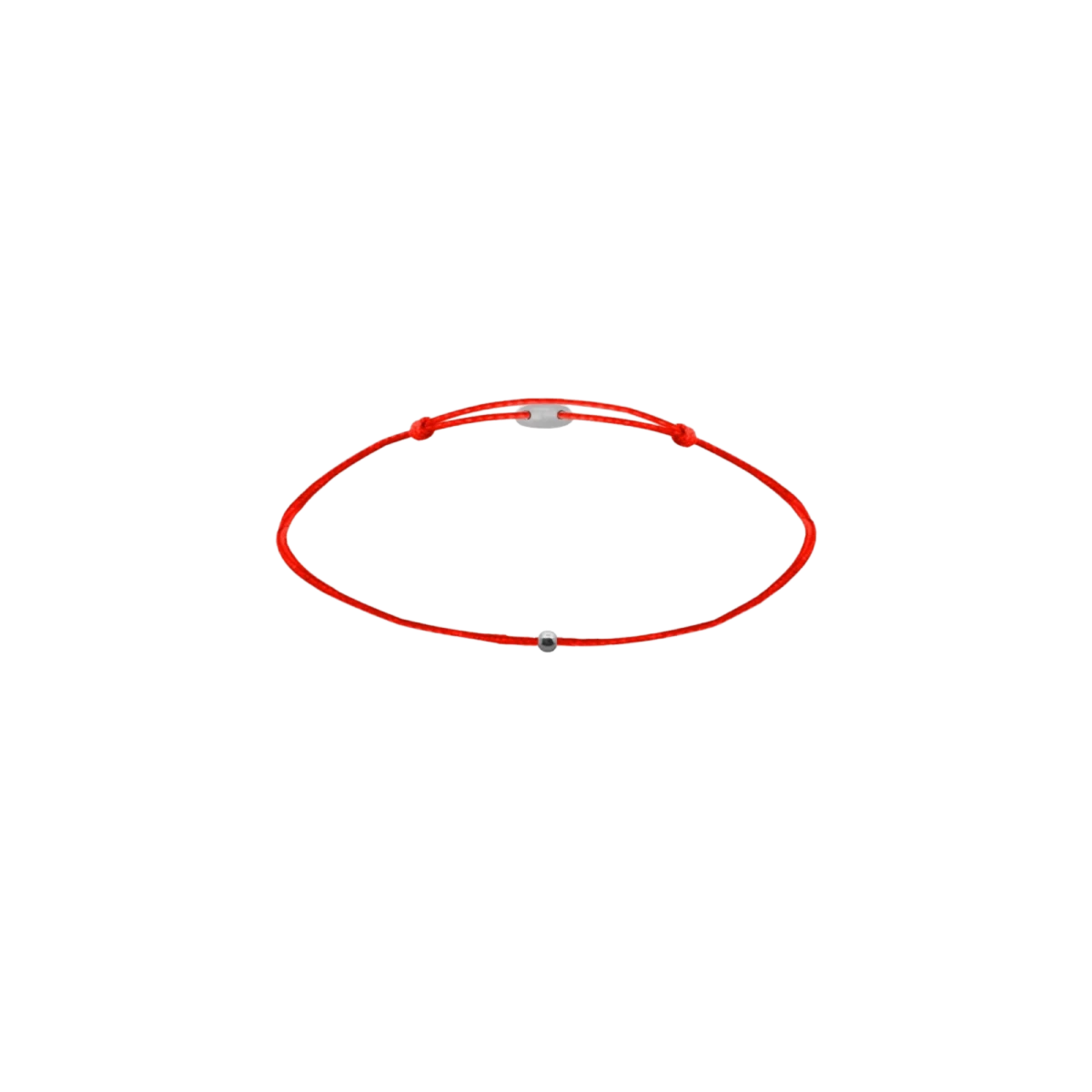 Piros Védelmező Baby Ezüst 925 Fonalas Karkötő 