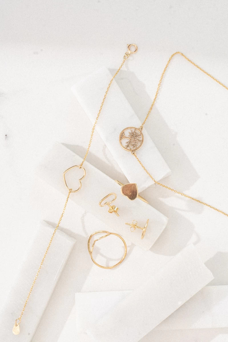 Életfa Fehér Arany Nyaklánc