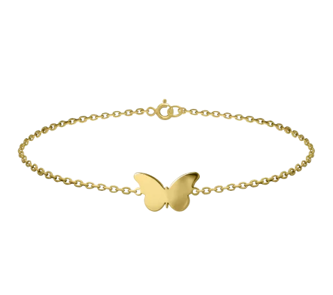 Grav Butterfly Arany 14K Karkötő
