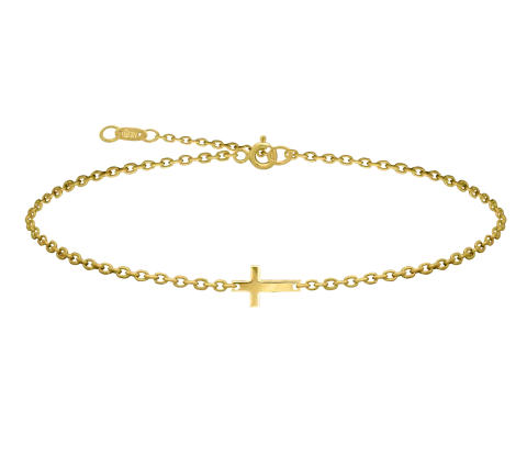 Grav Cross Arany 14K Bokalánc