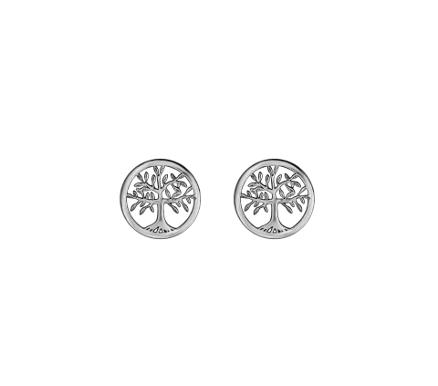 Grav Tree Of Life Ezüst Fülbevaló