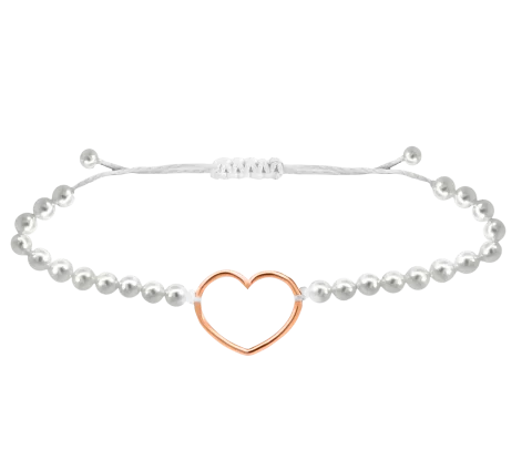 GRAV Luna Heart Arany 14K Karkötő